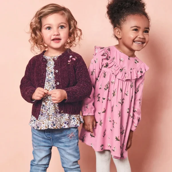 V-TREE Cute Baby Girl Dresses Floral Printed Toddler Kid Long-sleeved Dress Children Clothing - Image 2
