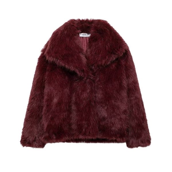 European and American style women's clothing new style lapel short jacket coat - Image 7