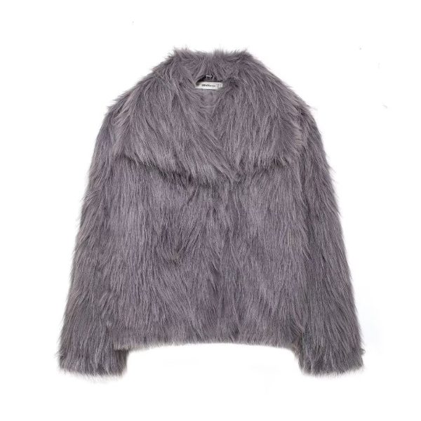 European and American style women's clothing new style lapel short jacket coat - Image 8