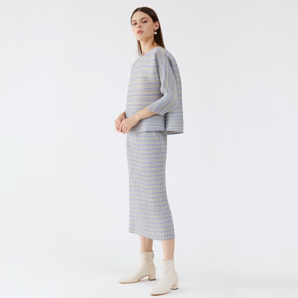 Spring leisure style fresh sweet women's clothing polyester fashion leisure suit factory direct sales - Image 2