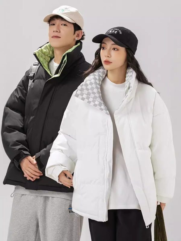 New cotton clothing men's winter thick cotton clothing Korean version cotton clothing trend Hong Kong style loose casual slimmin - Image 3