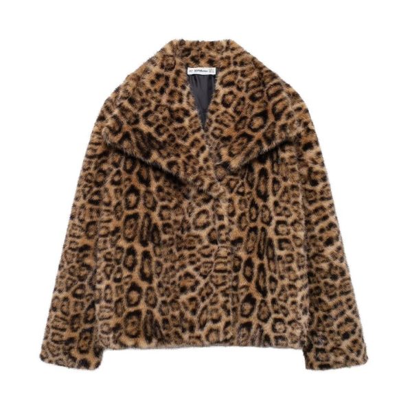 European and American style women's clothing new style lapel short jacket coat - Image 2