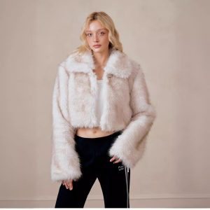 New mink fur coat short, cool and stylish fox fur women's versatile autumn and winter women's clothing