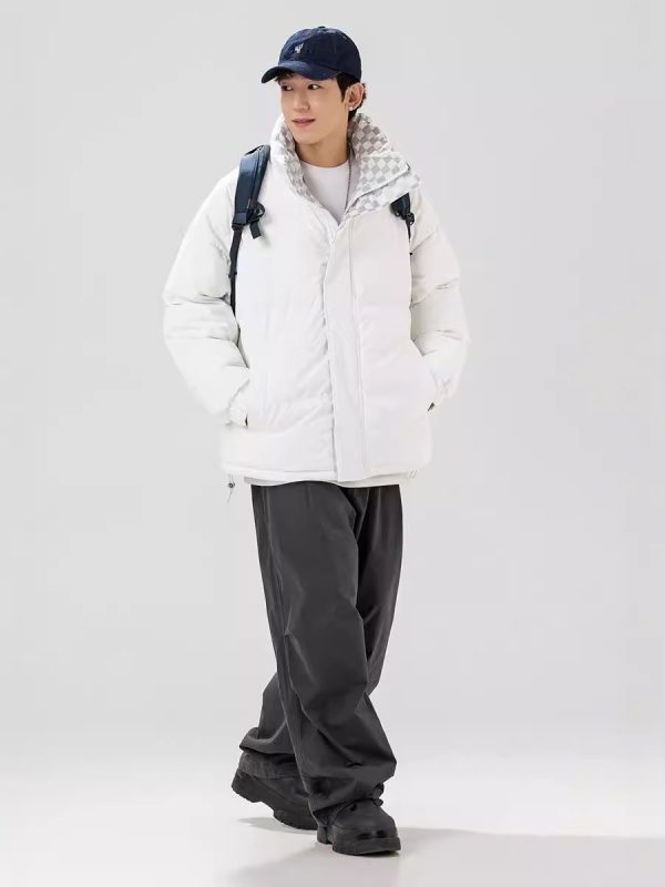 New cotton clothing men's winter thick cotton clothing Korean version cotton clothing trend Hong Kong style loose casual slimmin - Image 6